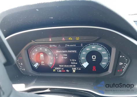 2024 Audi Q3 Premium 45 Tfsi S Line Quattro Tiptronic z USA, uszkodzony, nr VIN WA1DECF34R1171275